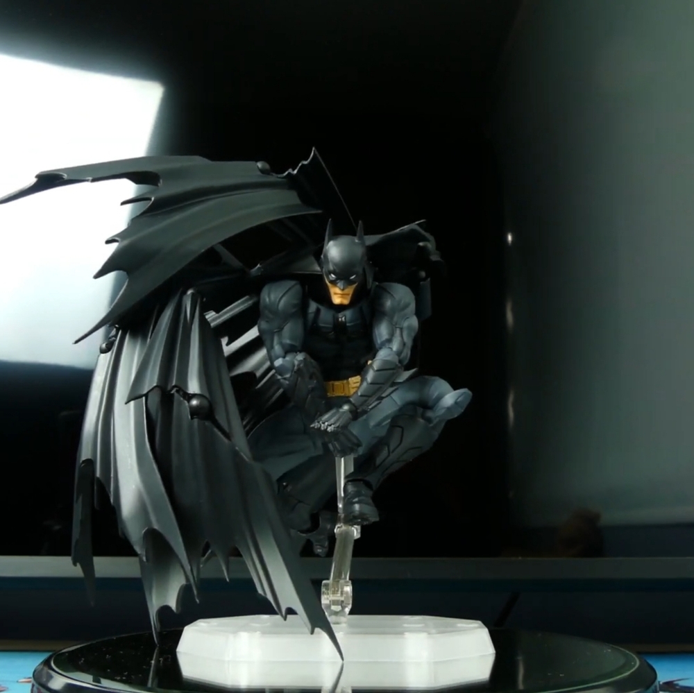 Batman posing toy figure flexible